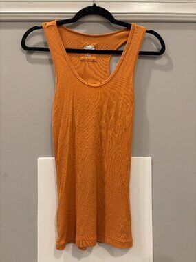 Roots Women's Orange Tank Top Medium